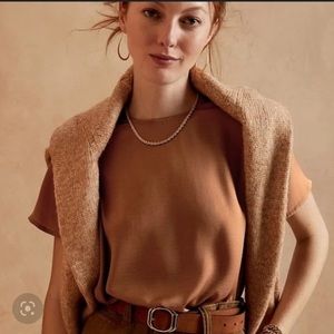 Banana Republic Essential Crew Neck Golden Chestnut
